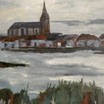 Kampen de bovenkerk acryl
